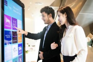 interactive touch screen hire